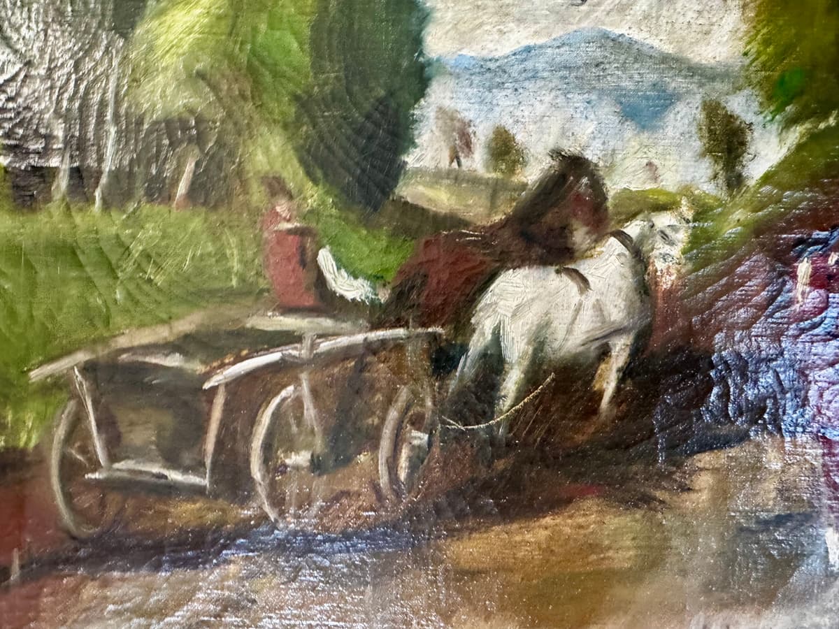 Horse-drawn carriages meeting