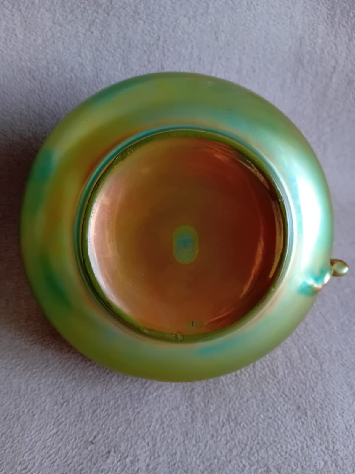 Zsolnay Bonbonier serving bowl with handles