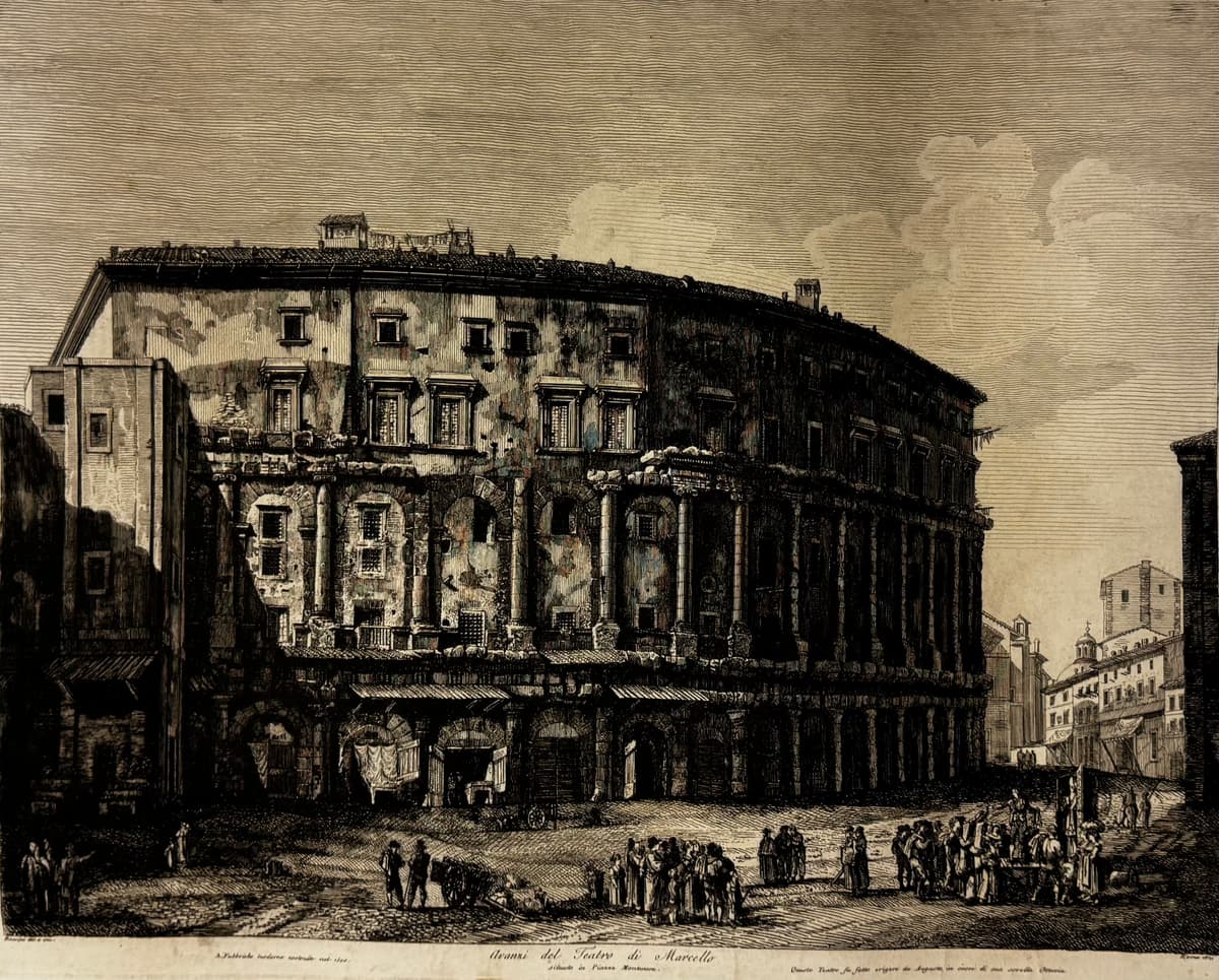 A Marcellus színház romjai