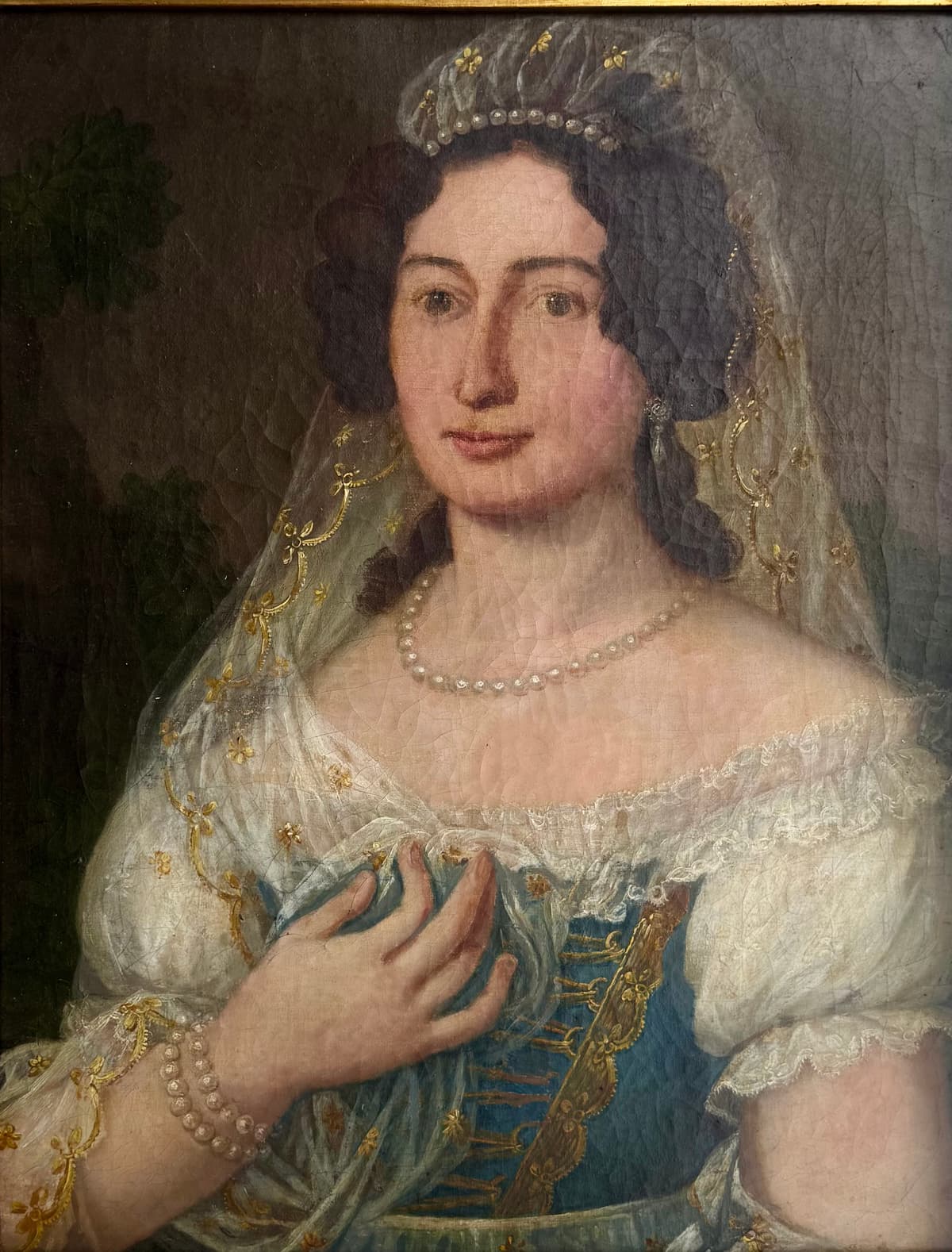 Zichy Józsefné Bésán Franciska portréja feltehetően