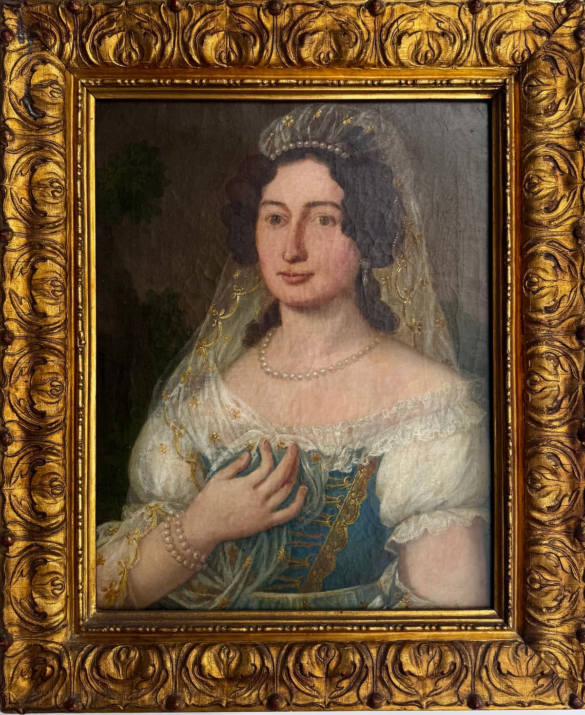 Zichy Józsefné Bésán Franciska portréja feltehetően