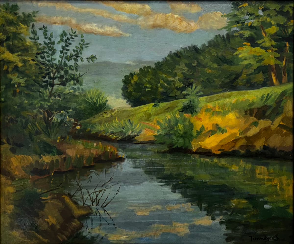 Nyárvégi csend a pataknál