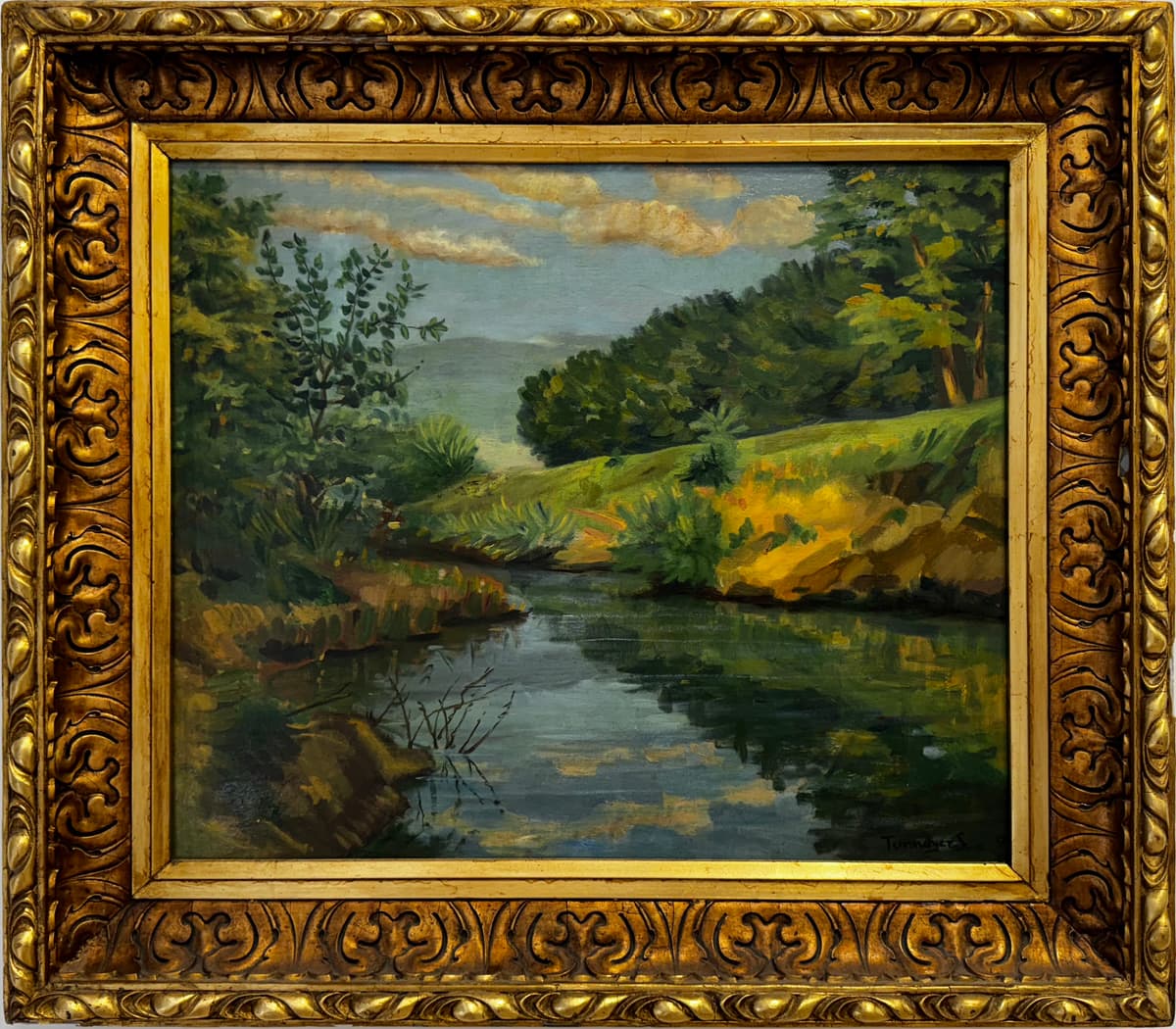 Nyárvégi csend a pataknál