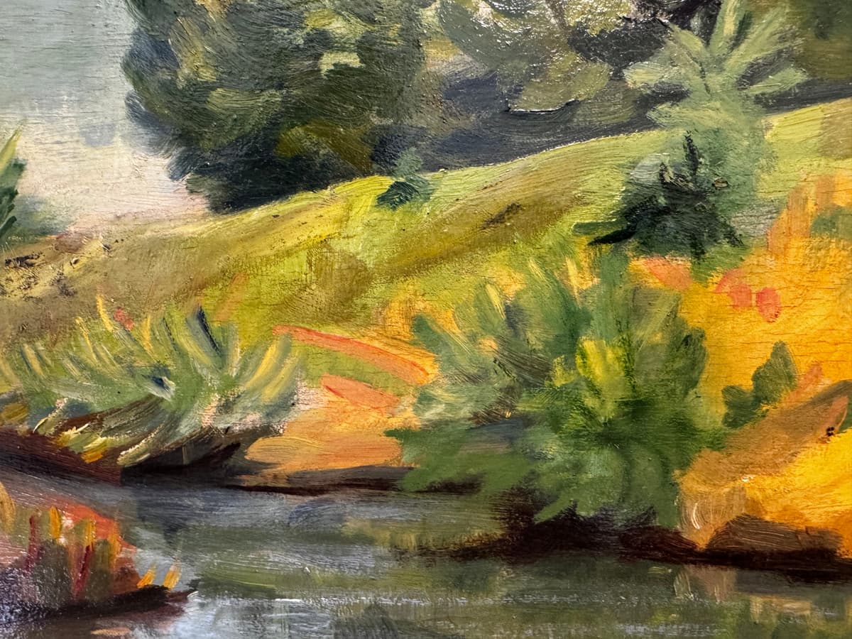 Nyárvégi csend a pataknál