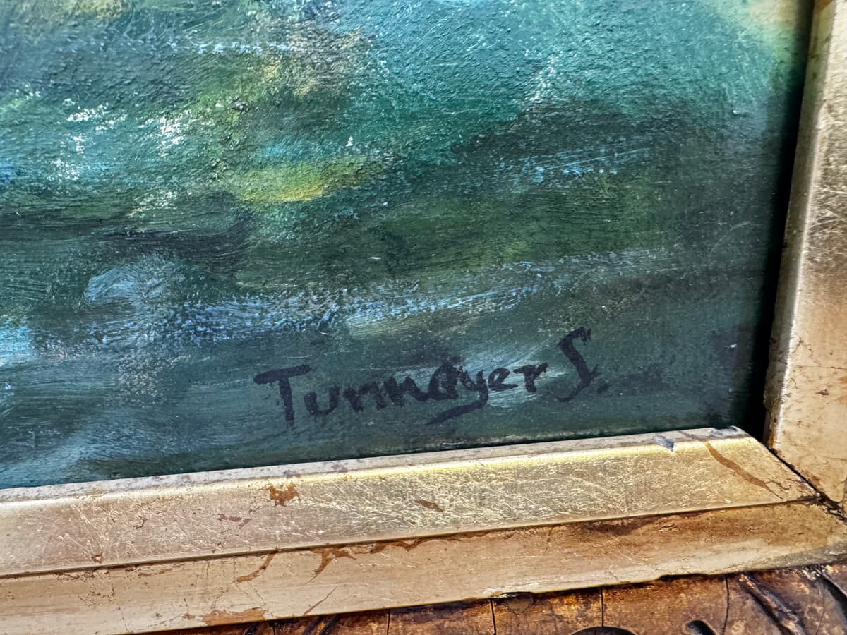 Nyárvégi csend a pataknál