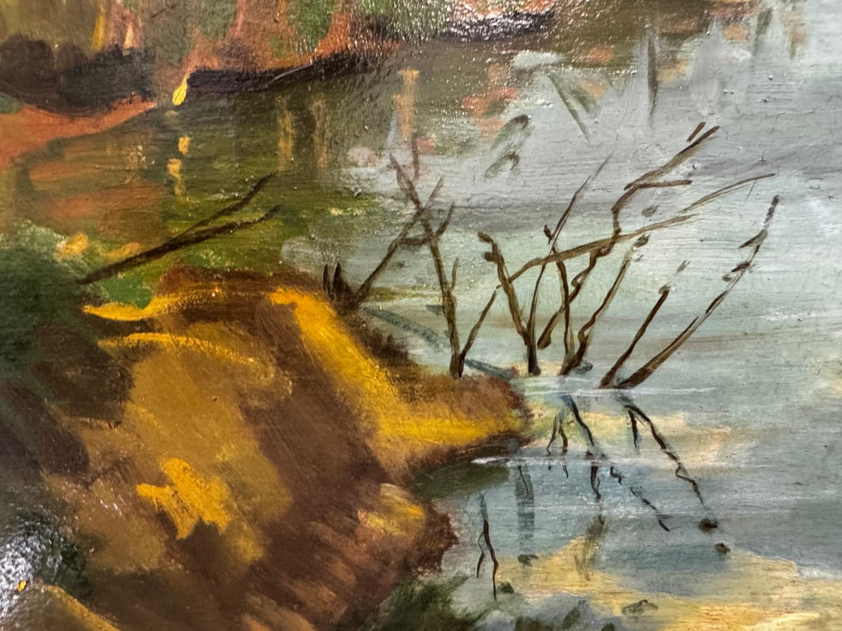 Nyárvégi csend a pataknál