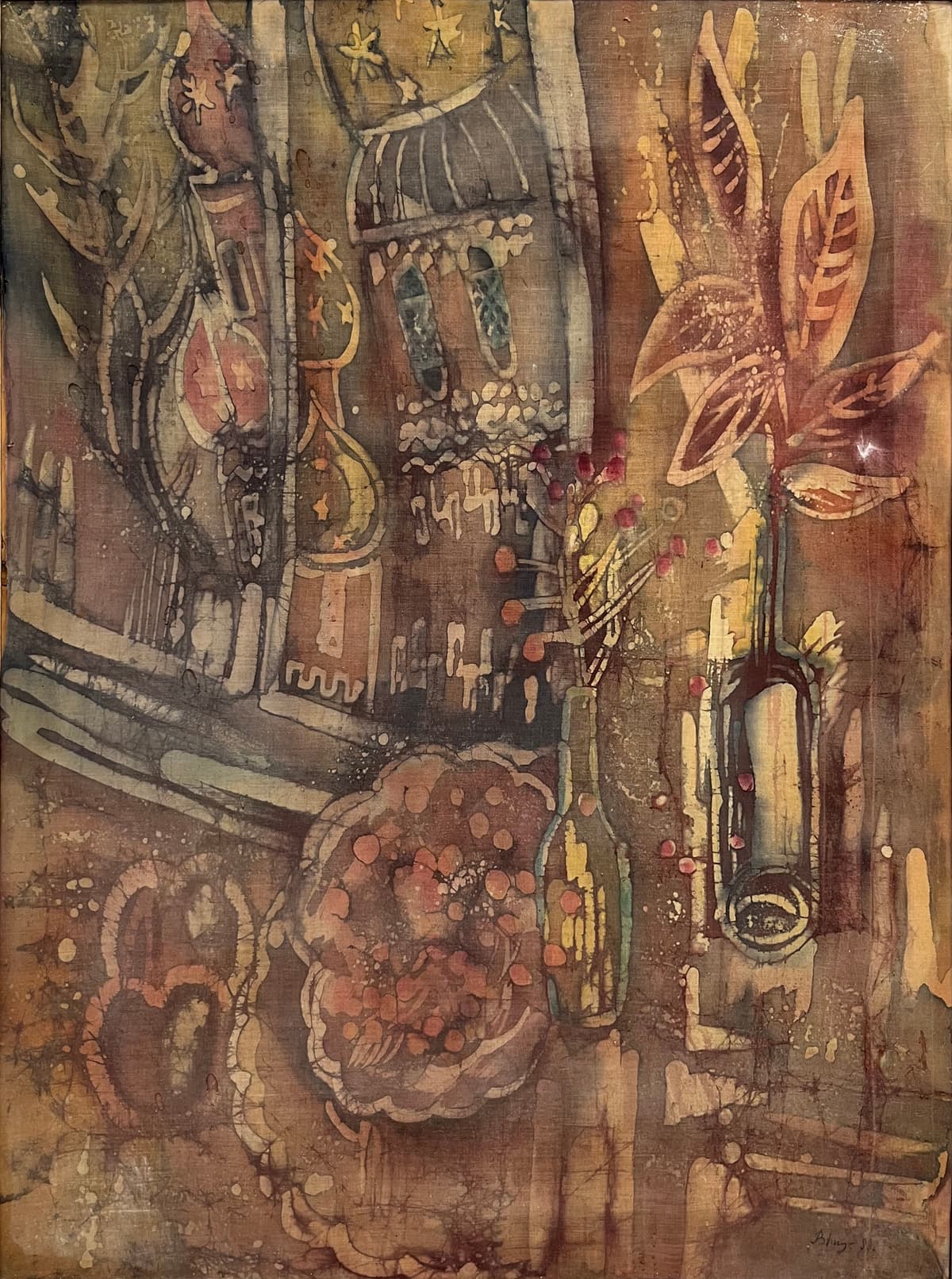 Falusi asztal ünnepi hangulatban