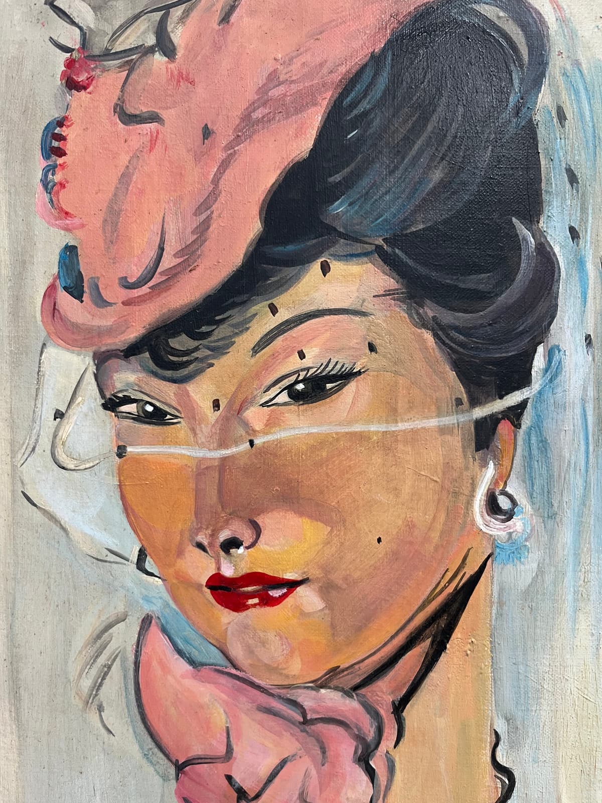Portrait of an Elegant Geisha