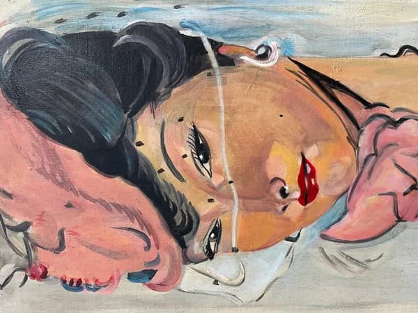 Portrait of an Elegant Geisha