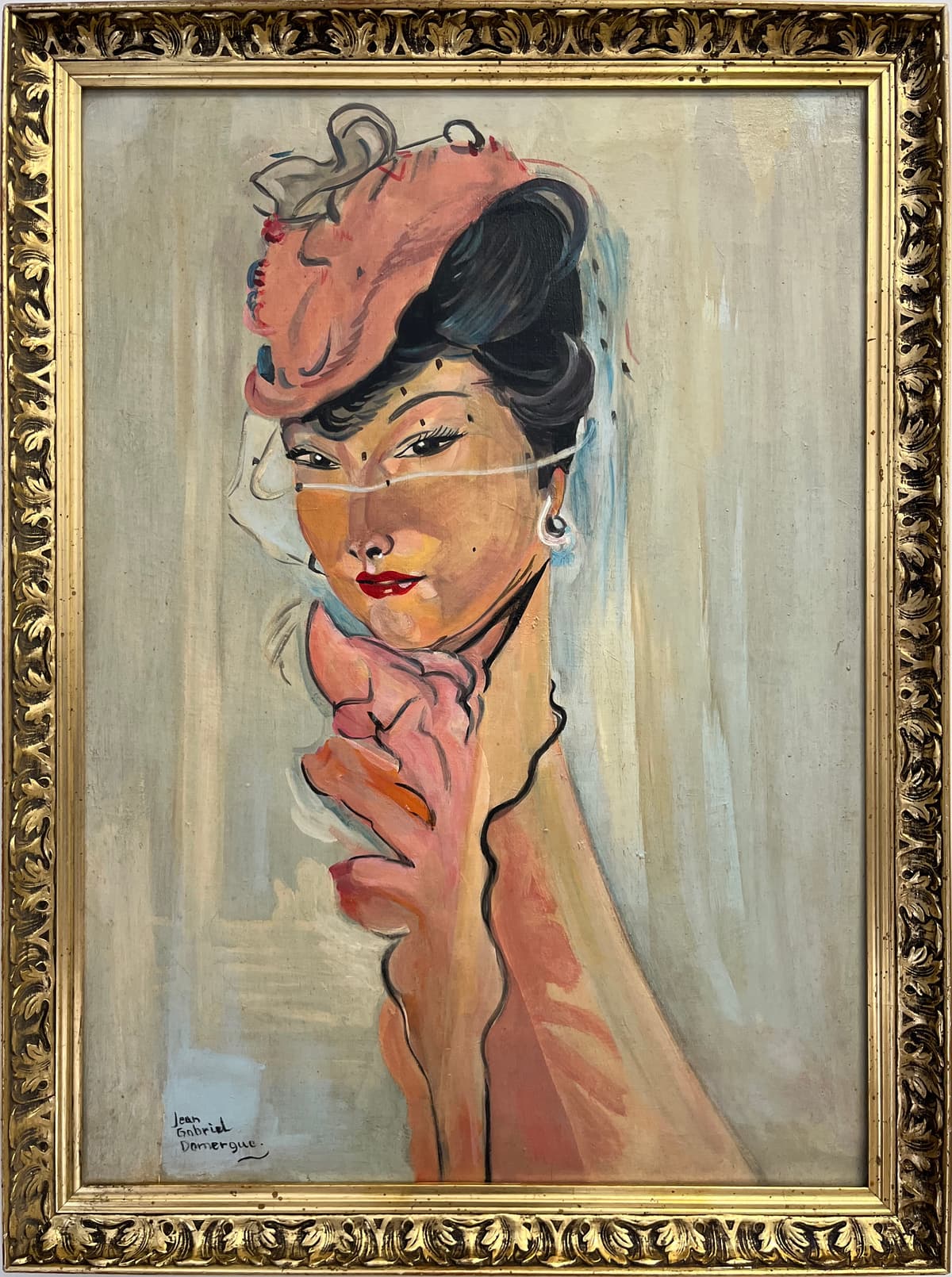 Portrait of an Elegant Geisha