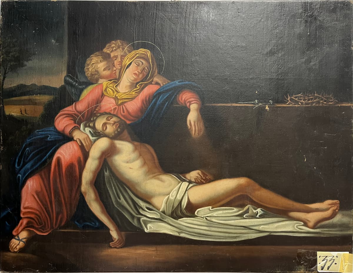 A halott Krisztus siratása a sírnál