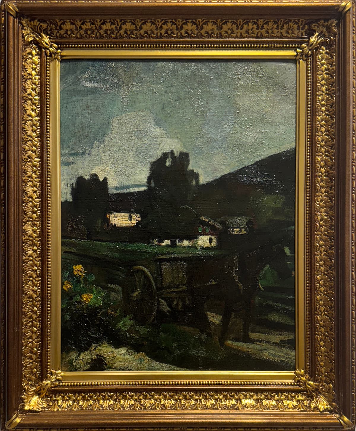 Szürkület a hegyoldalnál