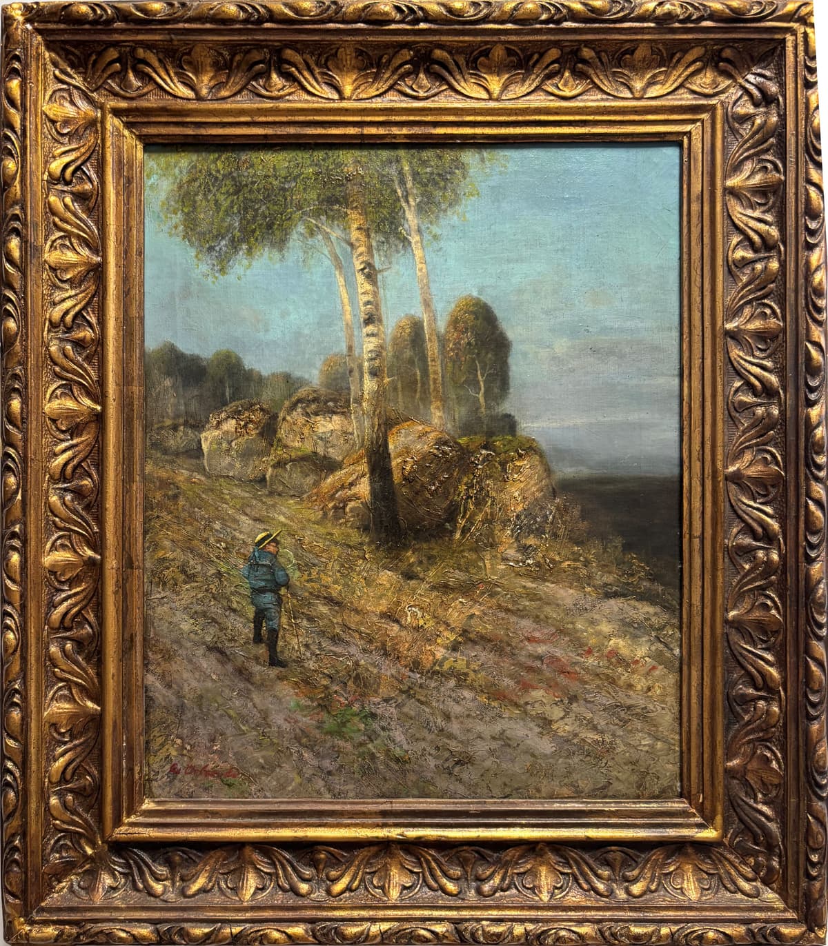 Young Shepherd at the Edge of the Meadow