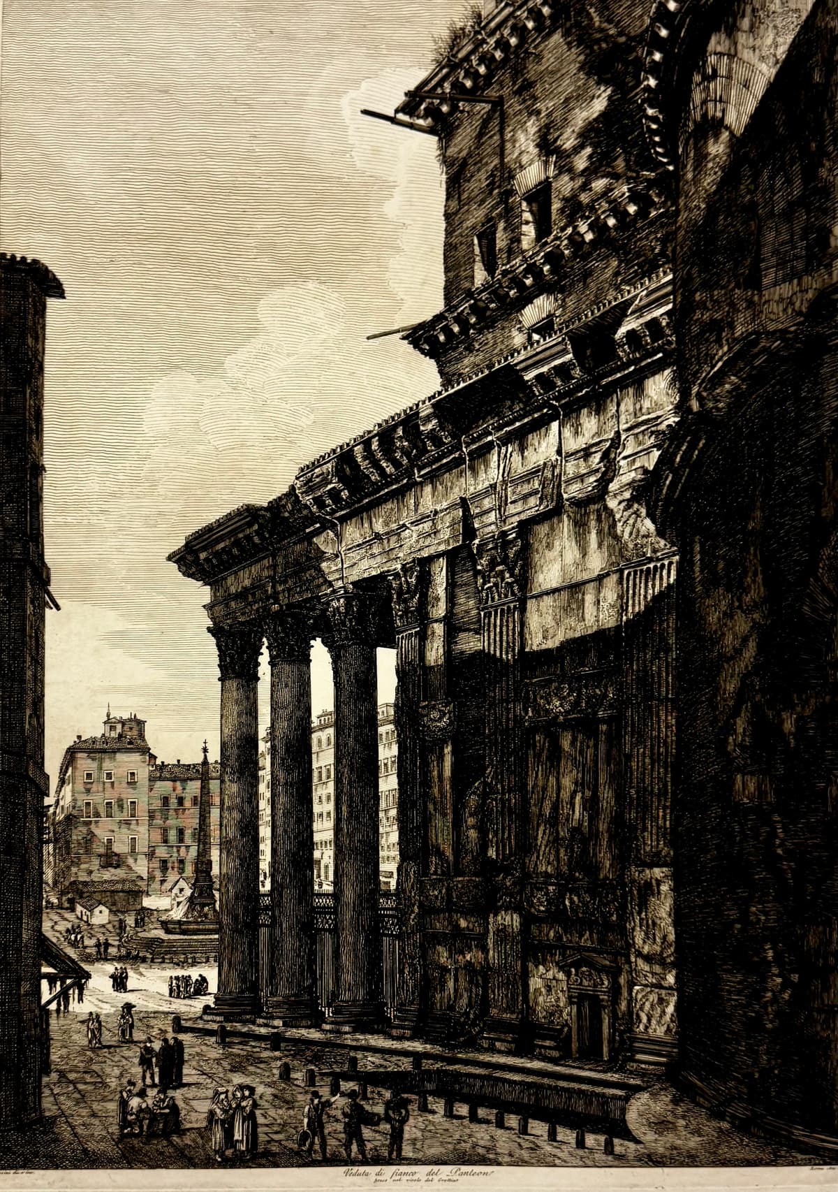 A Pantheon oldalsó nézete