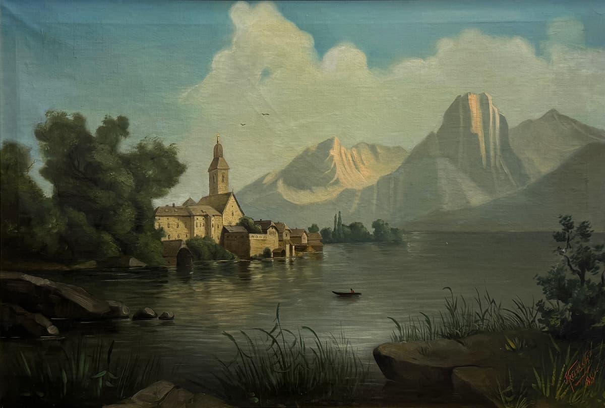 A falu csendes tükre