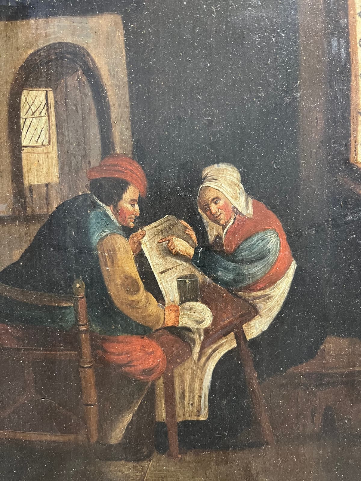 Levélolvasás a kocsmában