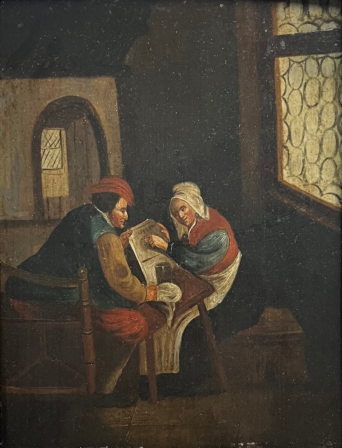 Levélolvasás a kocsmában