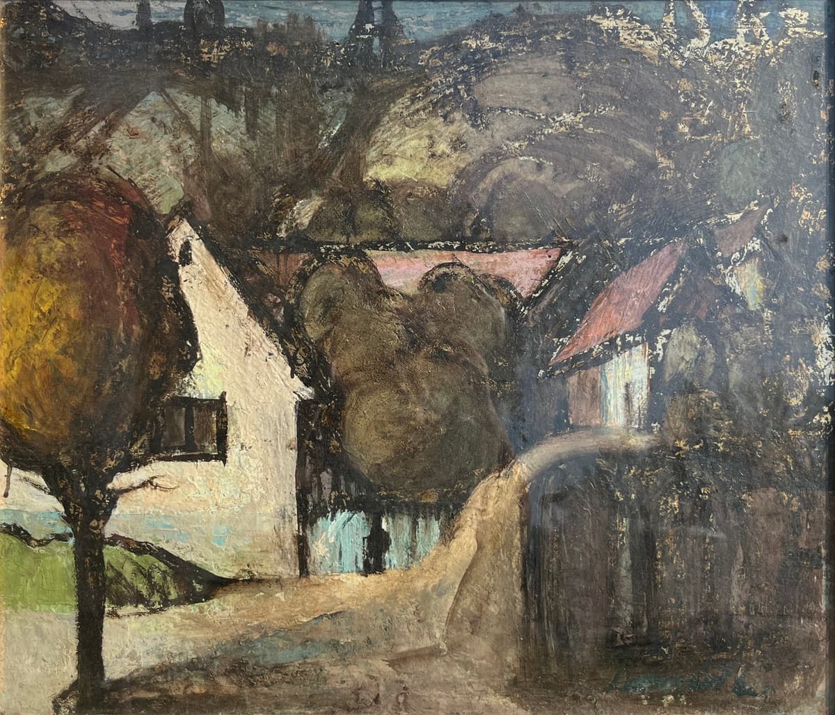 Kanyargó út a vörös tetők alatt