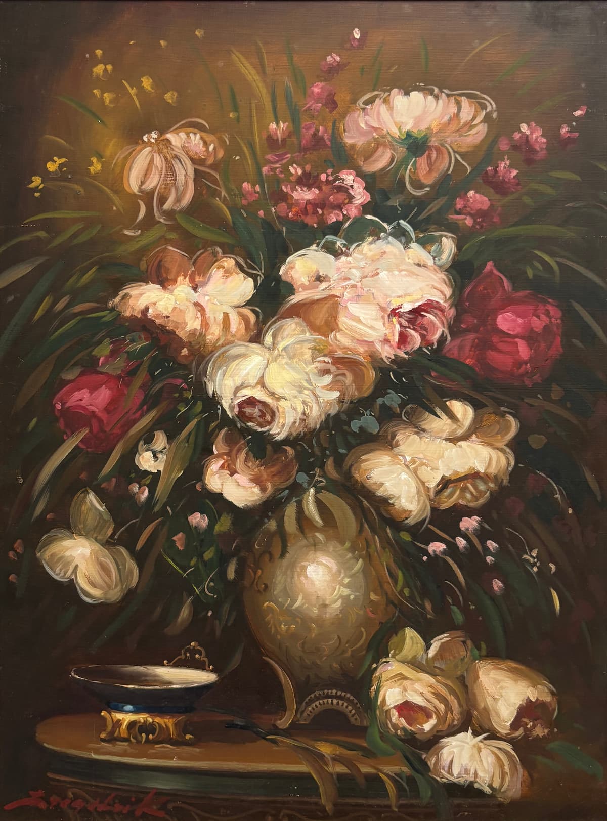 Aranyszirmok harmóniája - asztali csendélet