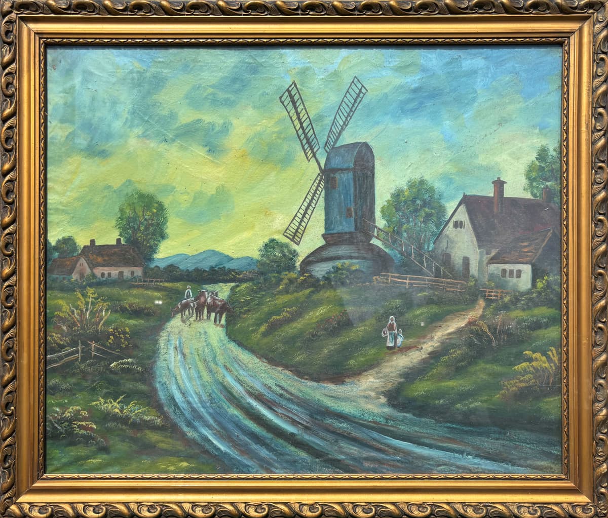 A falusi malom csendje