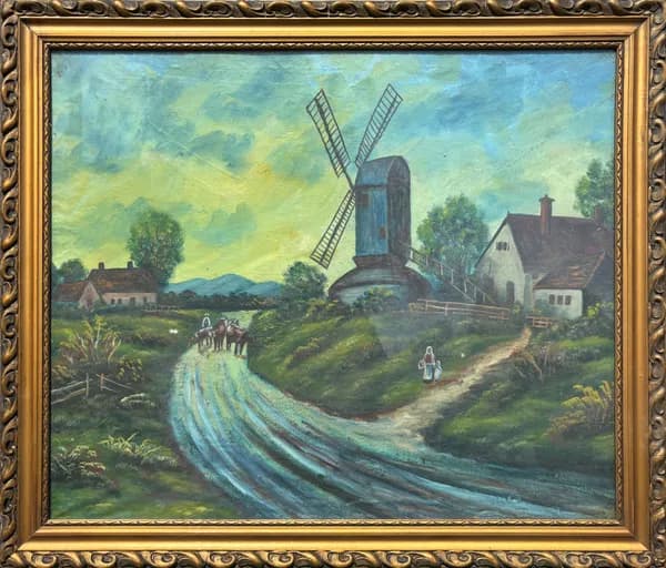 A falusi malom csendje