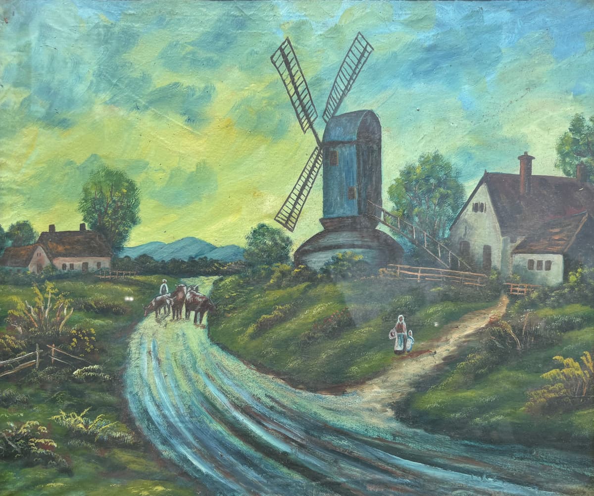 A falusi malom csendje