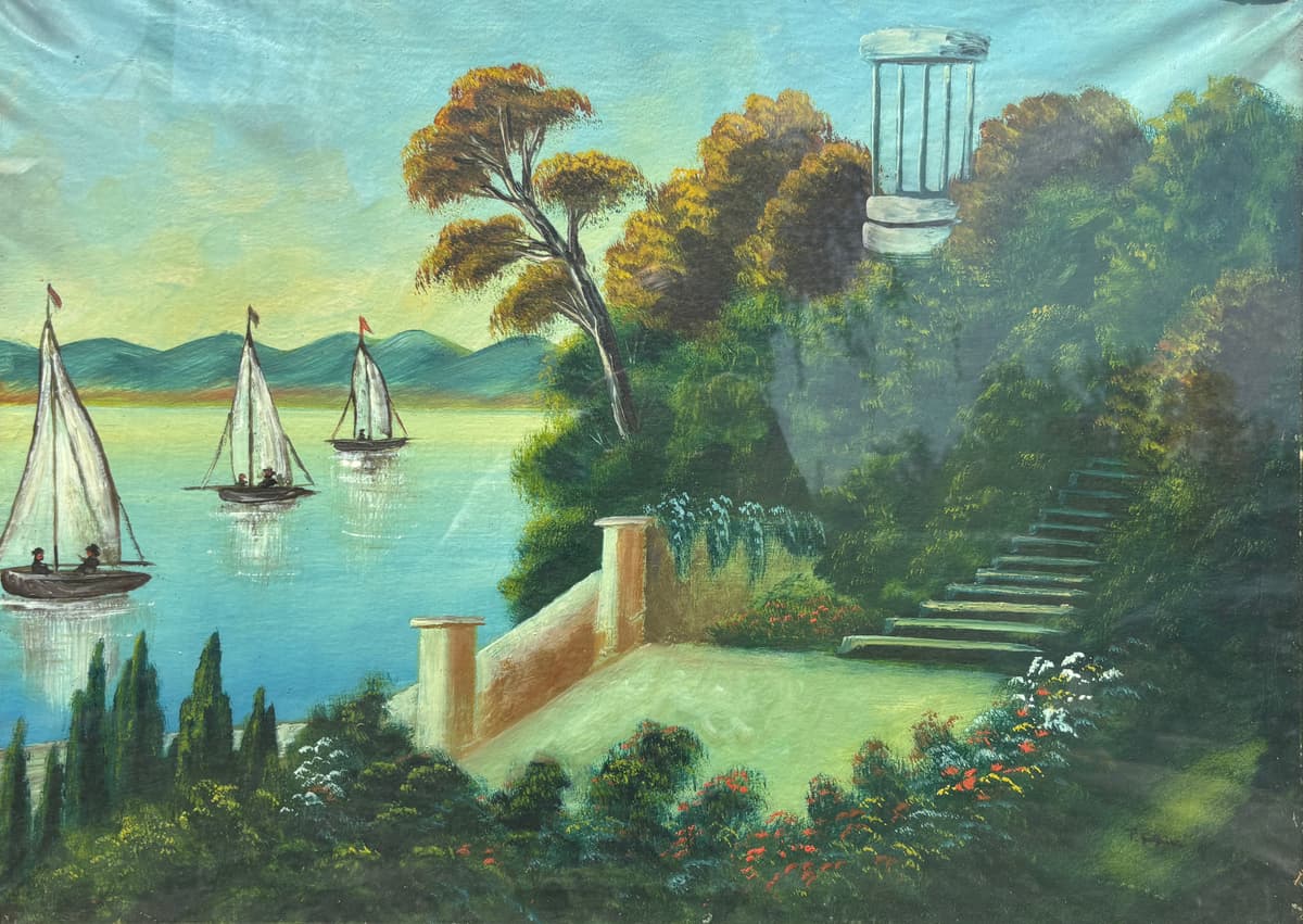 Kilátás a kastélykertből