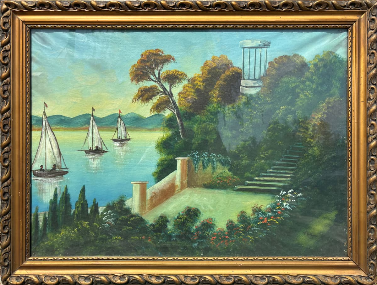 Kilátás a kastélykertből