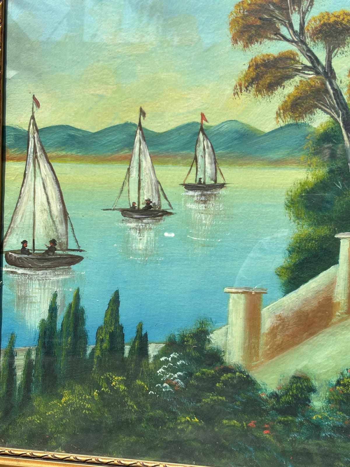 Kilátás a kastélykertből