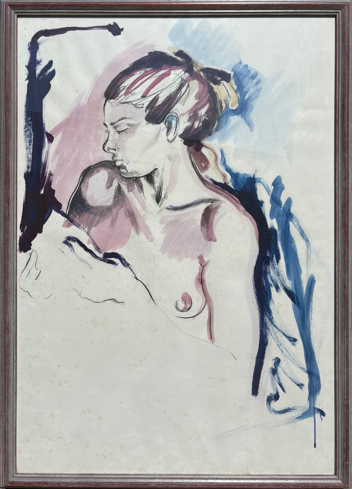 Absztrakt női portré