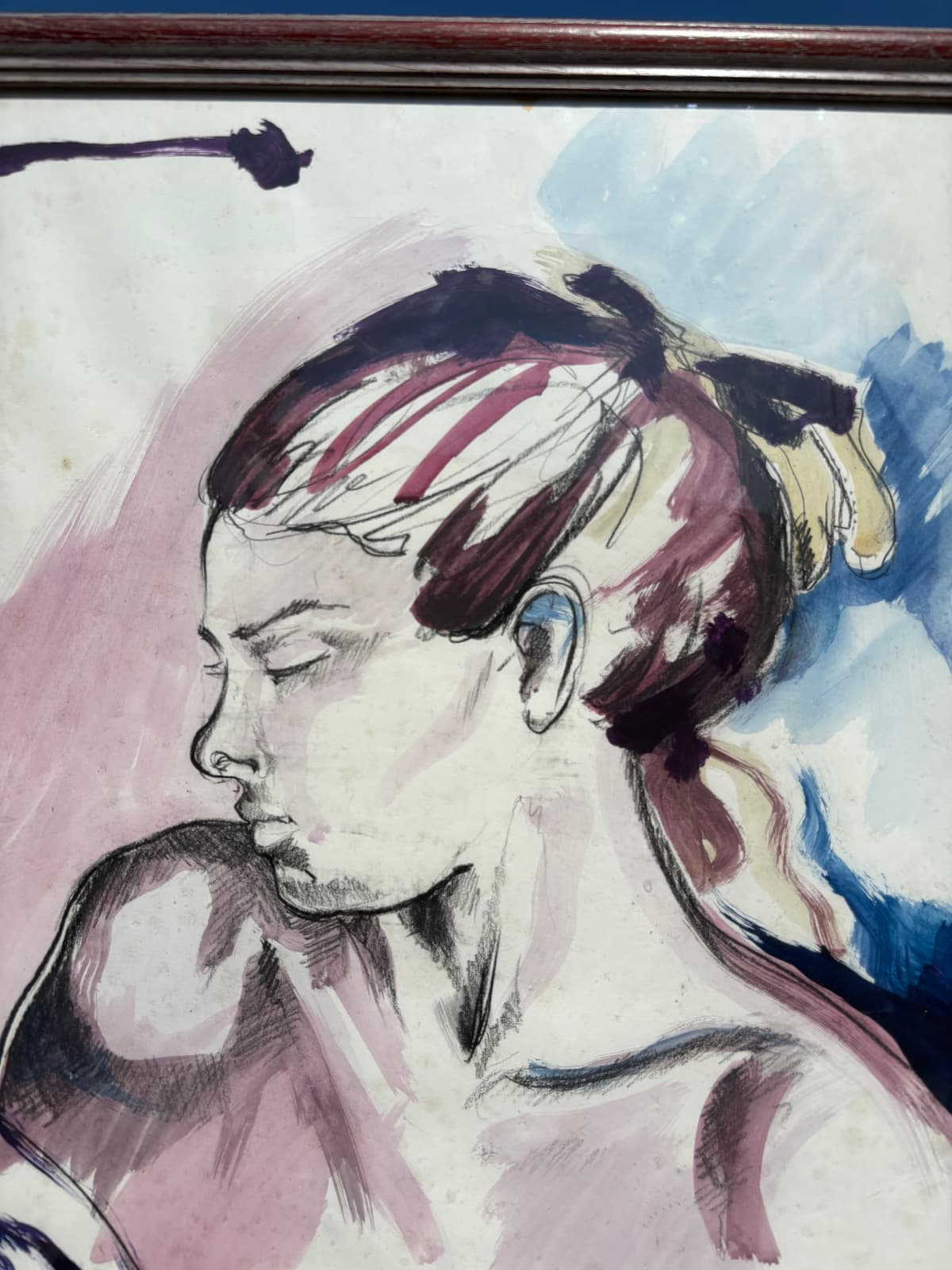 Absztrakt női portré