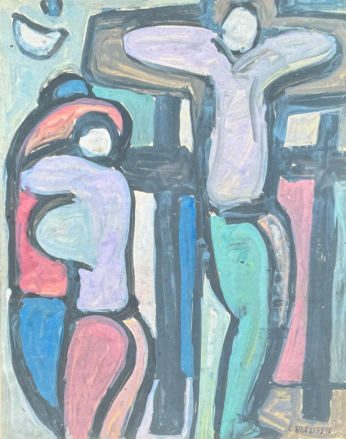 Figures Trapped in Colors