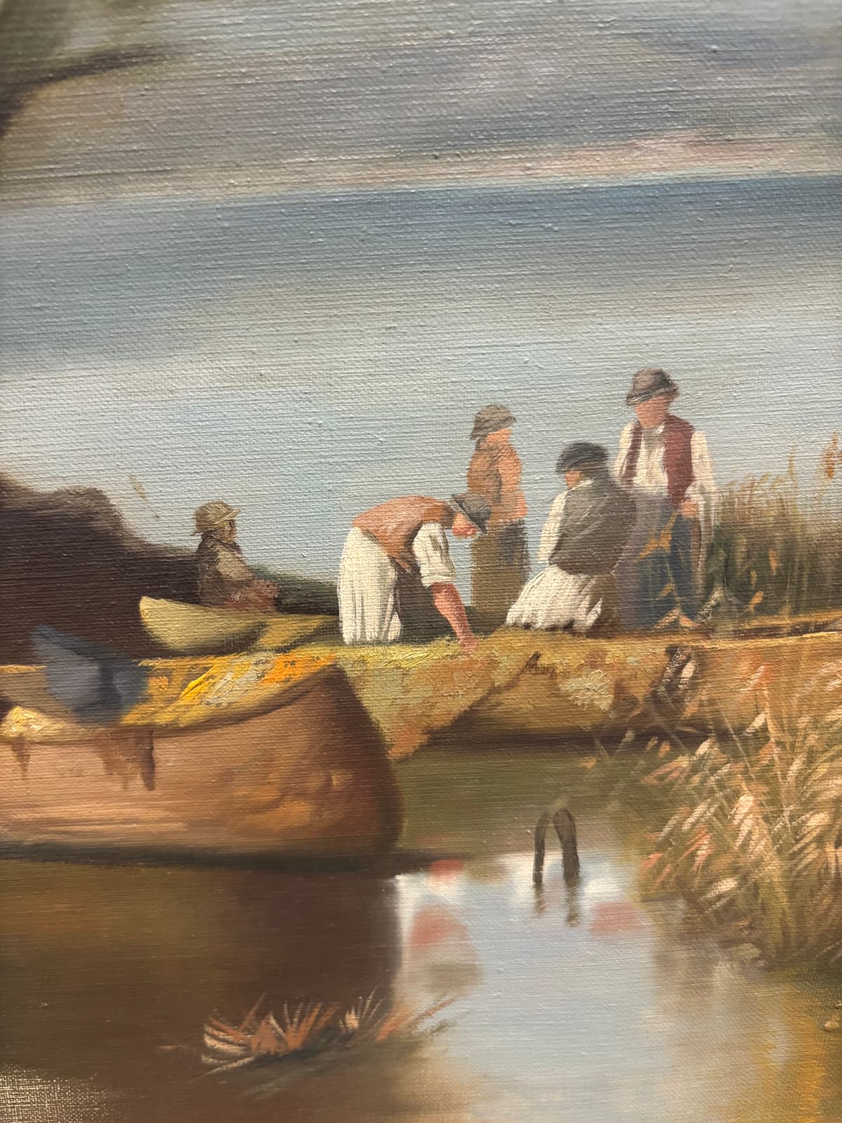 Őszi fűzfák alatt – parti élet a nyugodt víznél