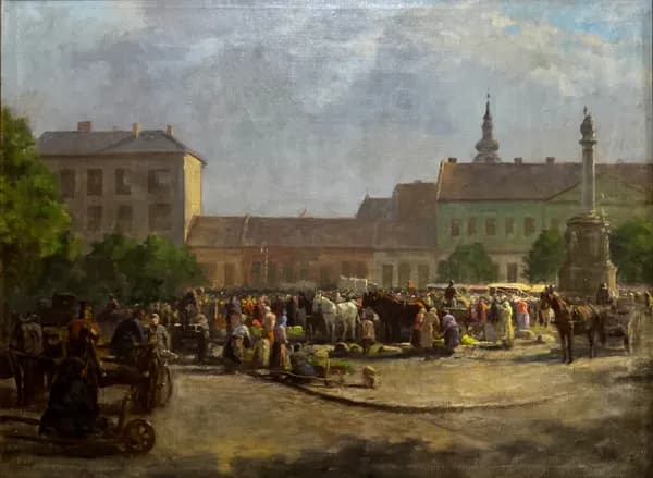 Weekly market in Baja