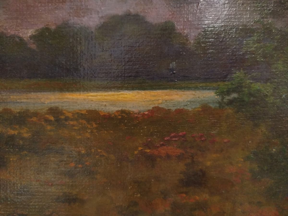 A nap búcsúja a tó felett