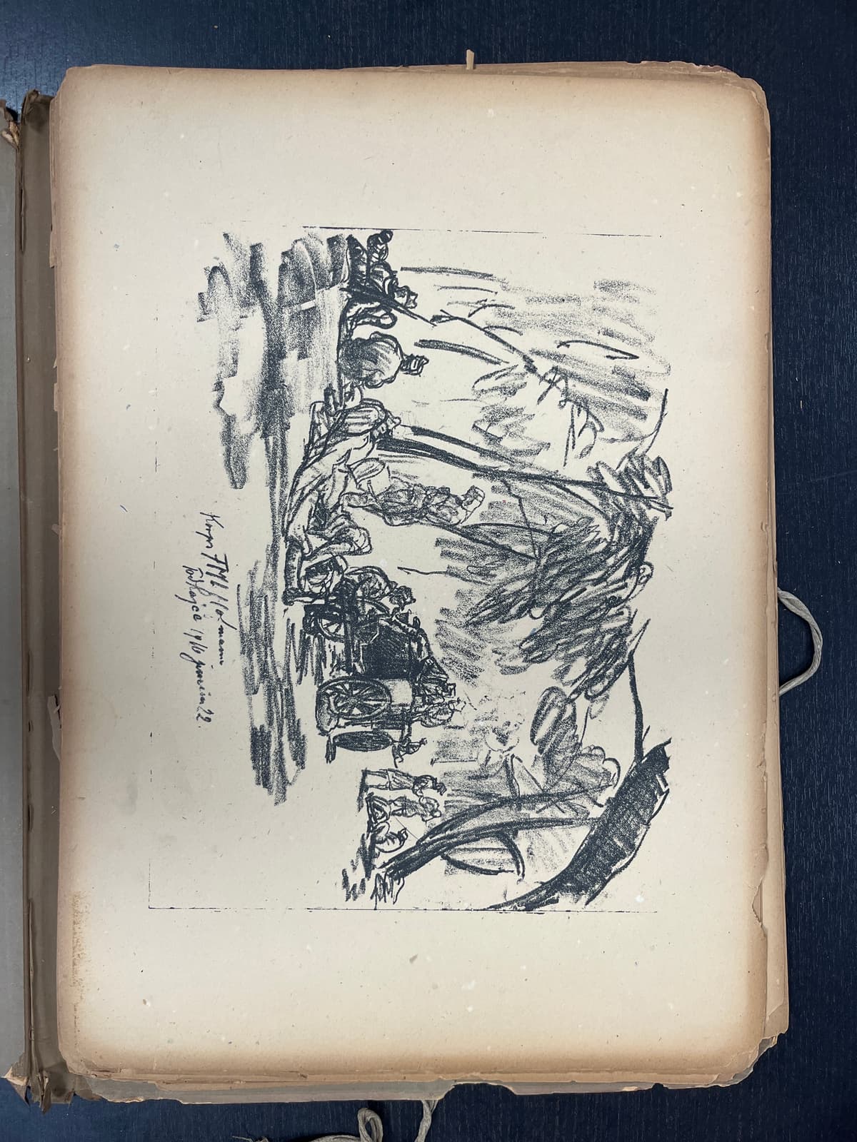 16 eredeti harctéri litográfia egy kötetben