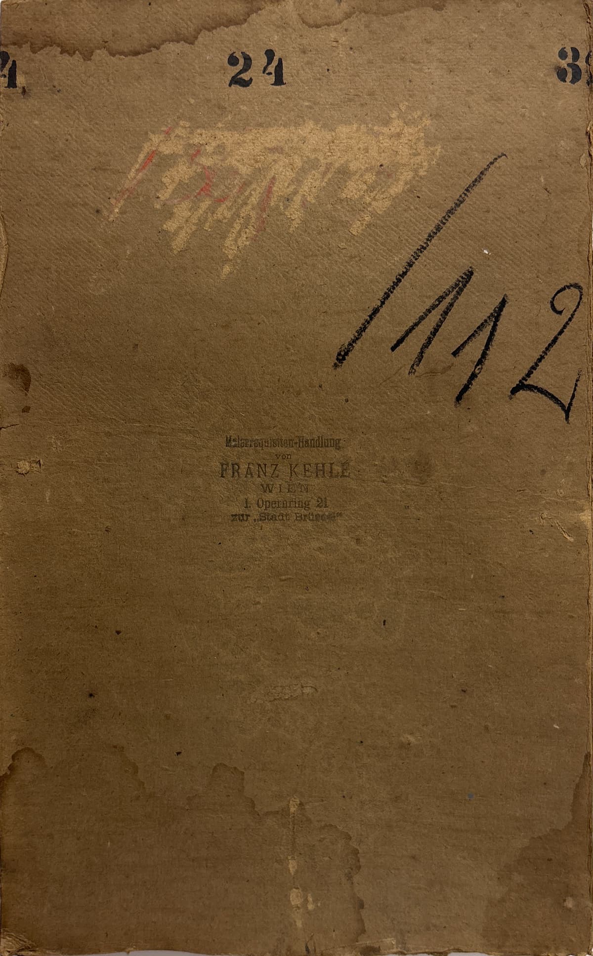 Női portré rossz állapotban